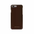 Кожаный чехол накладка для iPhone 7 Plus / 7+ / 8 Plus / 8+ Moodz Floater leather Hard Chocolate (dark brown), MZ901024